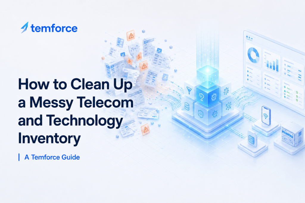 Messy Telecom Room How to Clean Up a Messy Telecom and Technology Inventory - Temforce